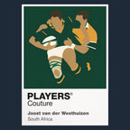 Joost van der Westhuizen Rugby Union Icon Frame Men's T-Shirt – image 8