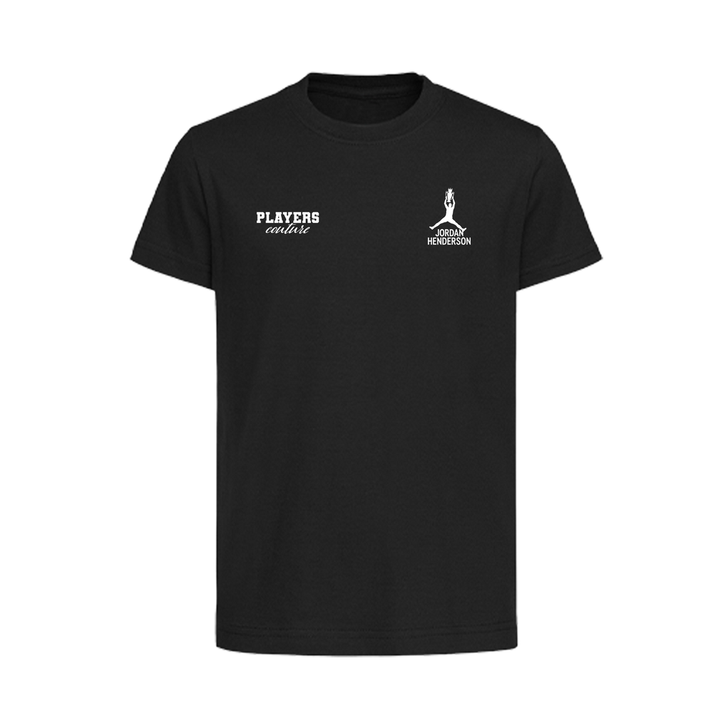Jordan Henderson Logo Players Couture Kids T-Shirt Black