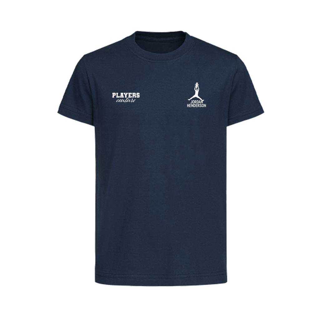 Jordan Henderson Logo Players Couture Kids T-Shirt Navy