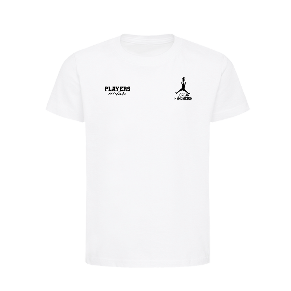 Jordan Henderson Logo Players Couture Kids T-Shirt White