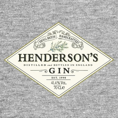Jordan Henderson Logo Men's Hoodie – grey close-up detail shot of the Jordan Henderson Players Couture logo design
