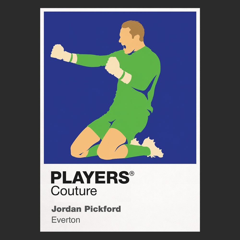 Jordan Pickford Everton Icon Frame — Black