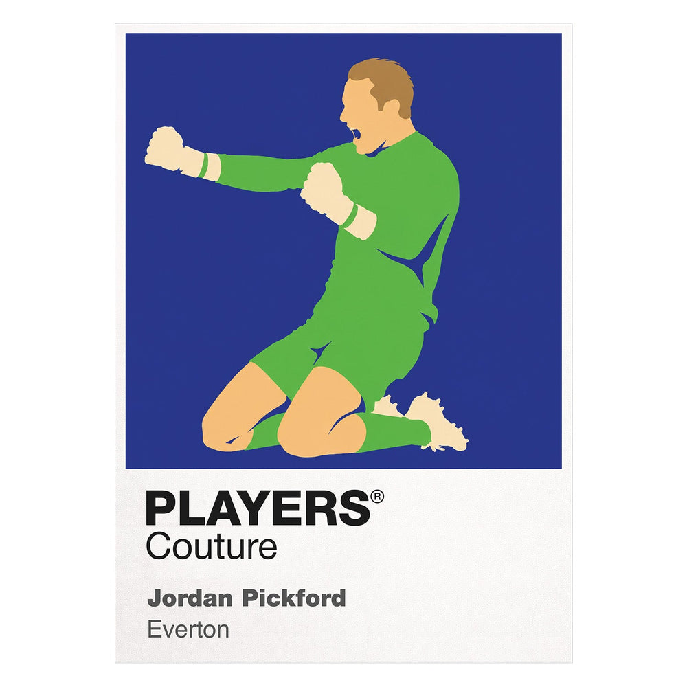 Jordan Pickford Everton Icon Frame — White