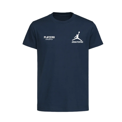 Jordan Pickford Logo Players Couture Kids T-Shirt Navy