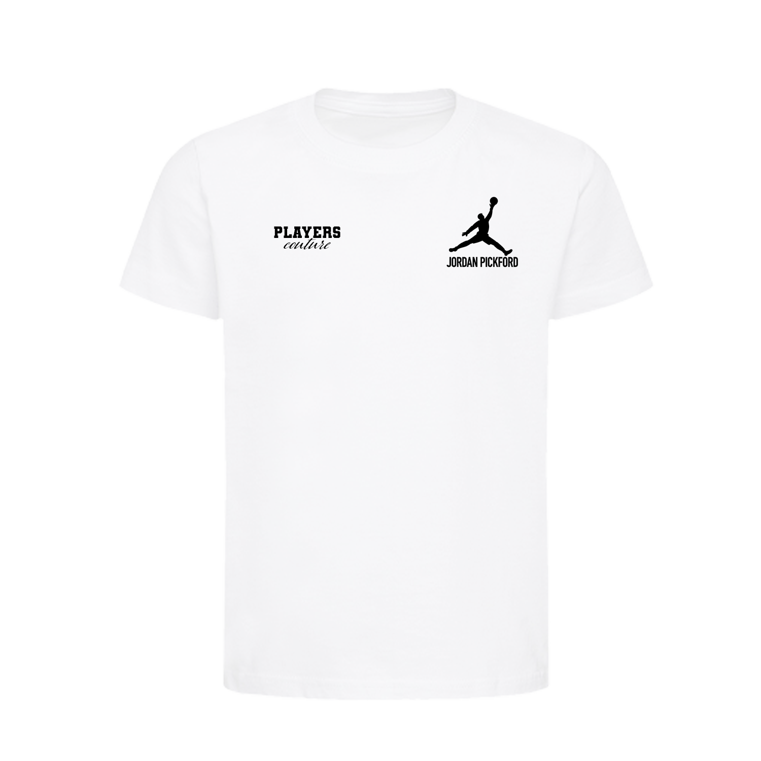 Jordan Pickford Logo Players Couture Kids T-Shirt White