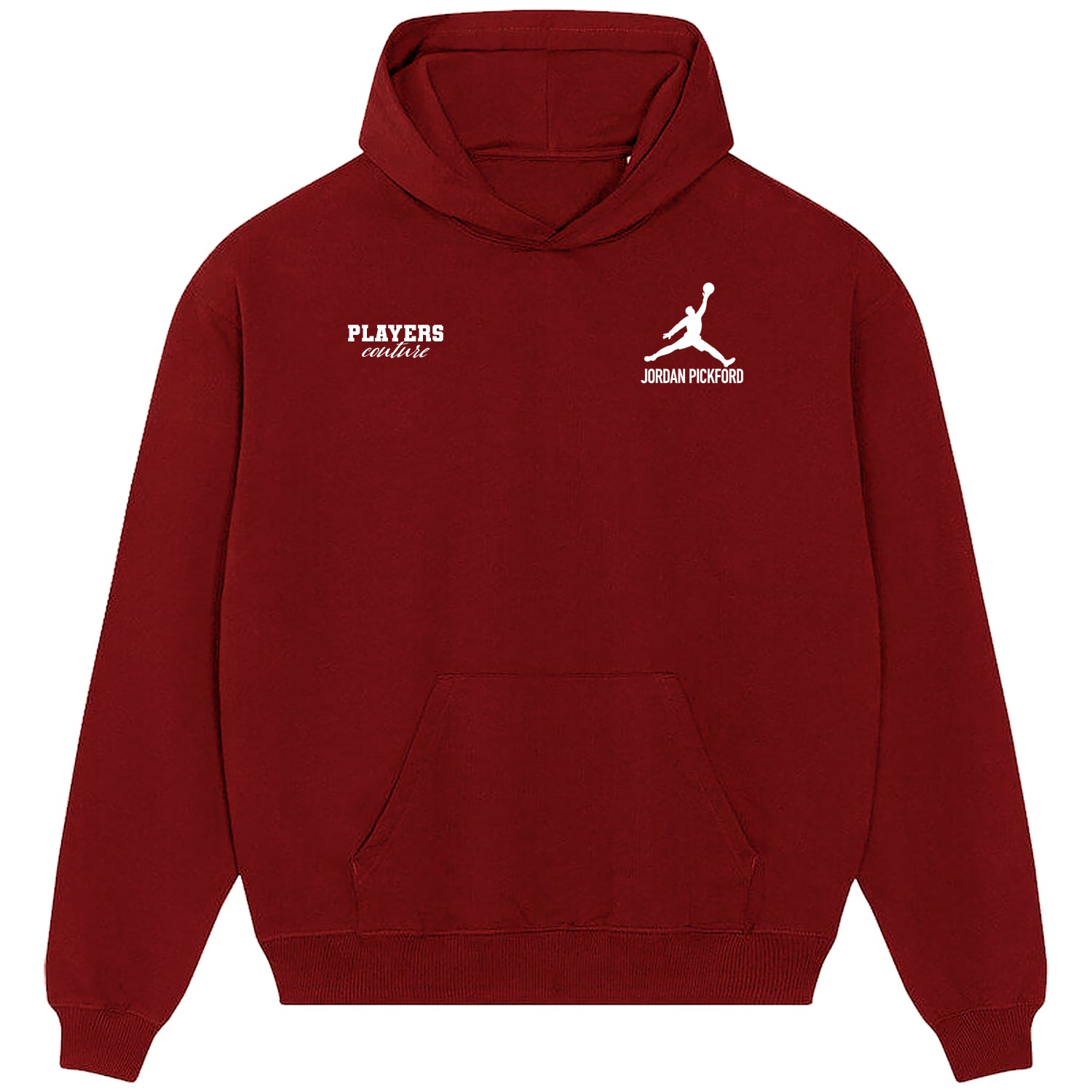 Jordan Pickford Logo Players Couture Men's Casual Hoodie Red