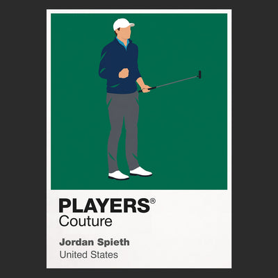 Jordan Spieth The Open Golf Icon Frame Herren-Poloshirt