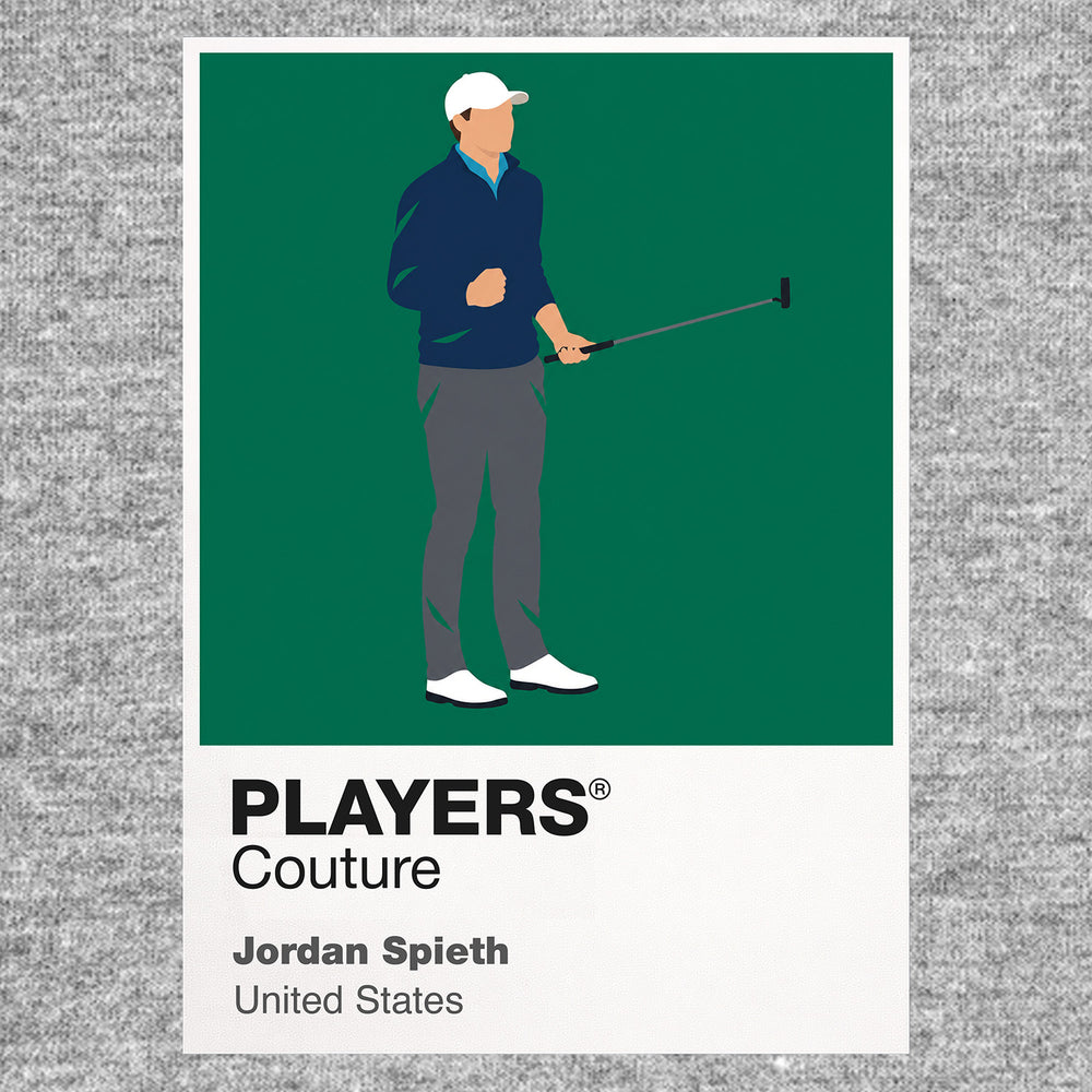 Jordan Spieth The Open Golf Icon Frame Herren-Poloshirt