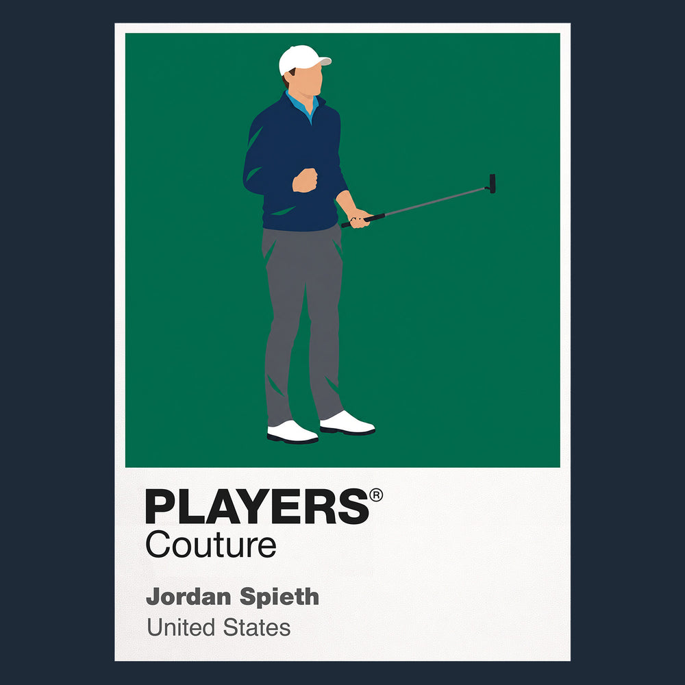 Jordan Spieth The Open Golf Icon Frame Herren-Poloshirt