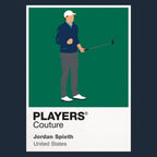 Jordan Spieth The Open Golf Icon Frame Herren-Poloshirt