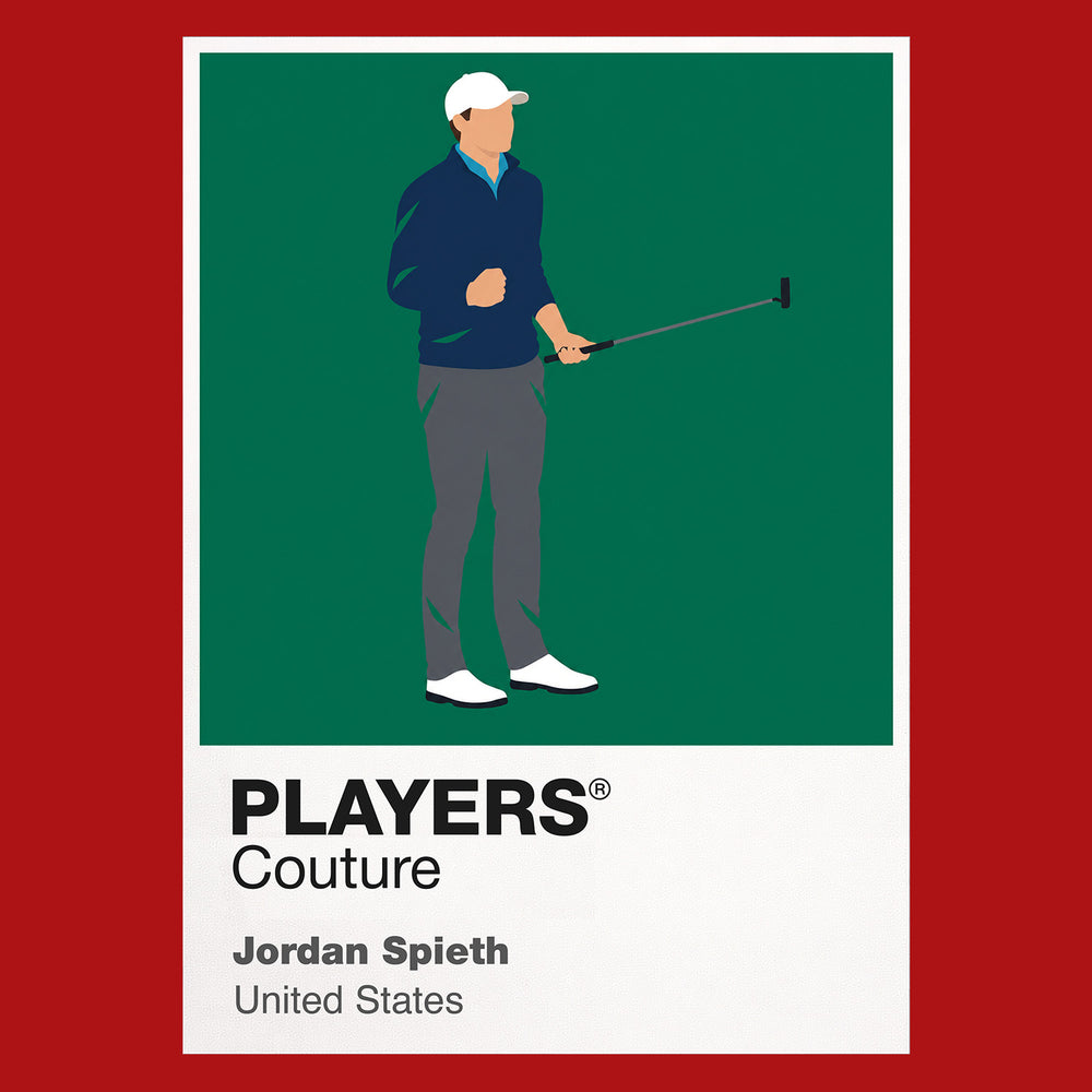 Jordan Spieth The Open Golf Icon Frame Herren-Poloshirt
