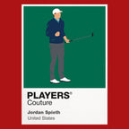 Jordan Spieth The Open Golf Icon Frame Herren-Poloshirt