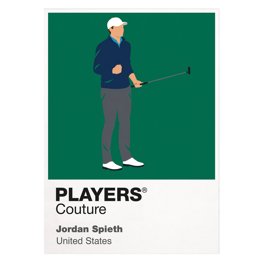 Jordan Spieth The Open Golf Icon Frame Herren-Poloshirt