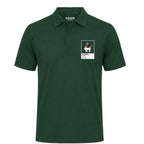 Jordan Spieth Golf Icon Frame Men's Polo Shirt - Bottle Green