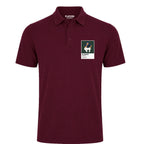 Jordan Spieth Golf Icon Frame Men's Polo Shirt - Burgundy