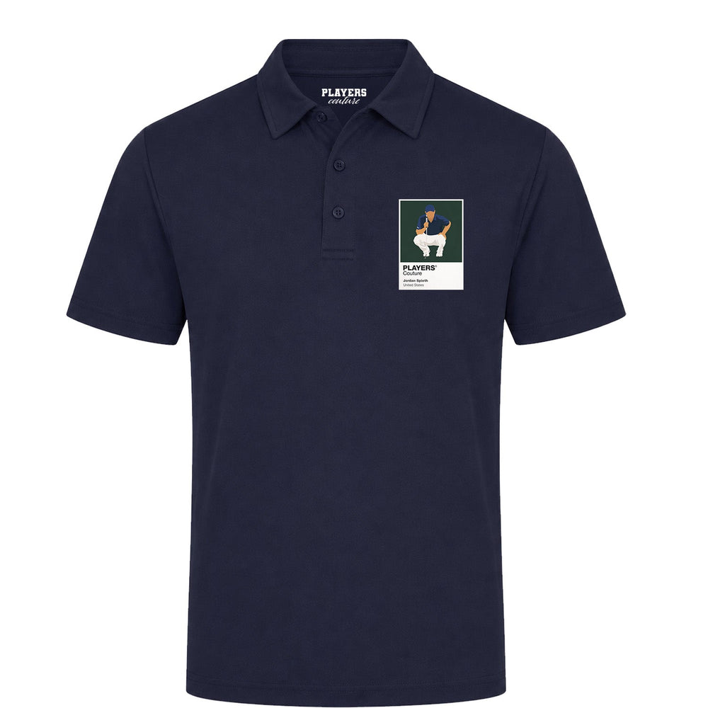 Jordan Spieth Golf Icon Frame Men's Polo Shirt - Navy