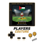 Jordan World Cup 8-Bit Men's T-Shirt retro gaming football design by Players Couture