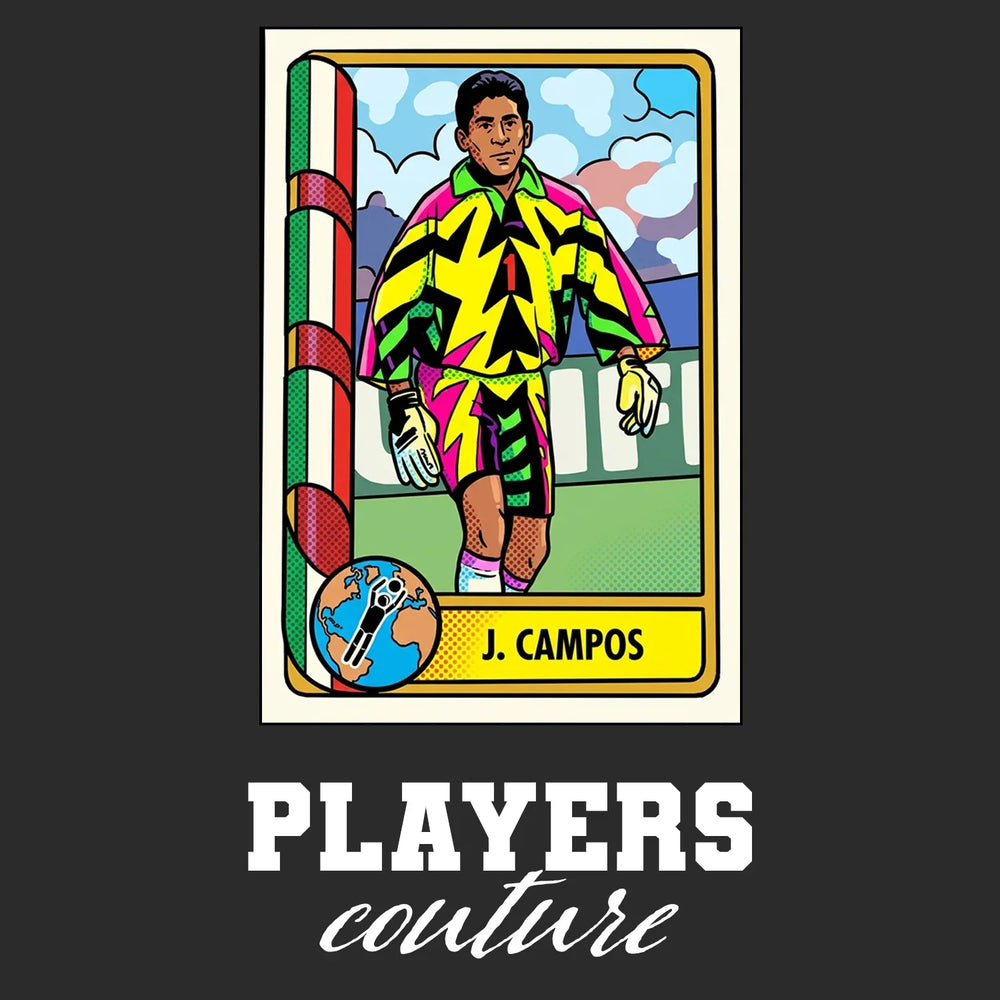 Jorge Campos World Cup Sticker Men's Hoodie – jorge campos black Players Couture design