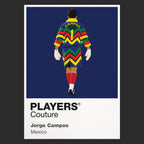 Jorge Campos Mexico Icon Frame artwork in black