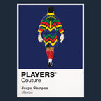 Jorge Campos Mexico Icon Frame artwork in navy