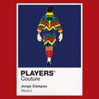 Jorge Campos Mexico Icon Frame artwork in red