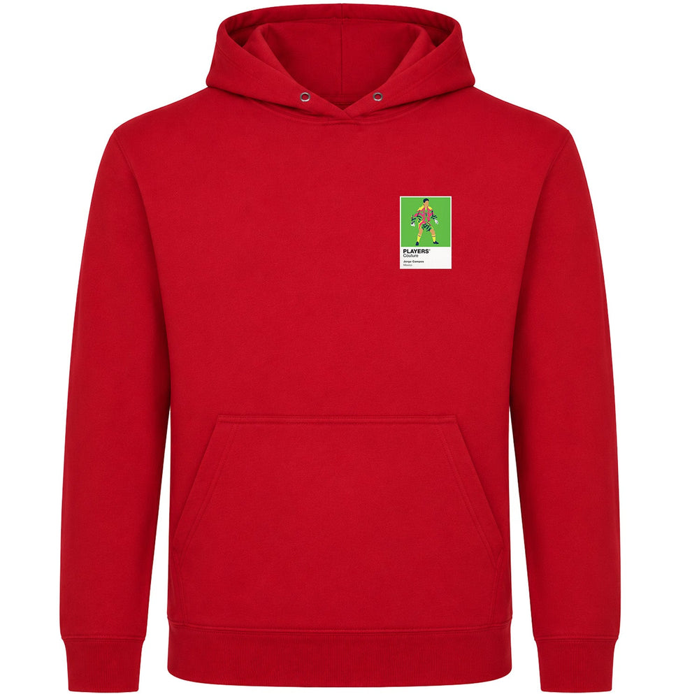 Jorge Campos Players Couture Mens Red Hoodie