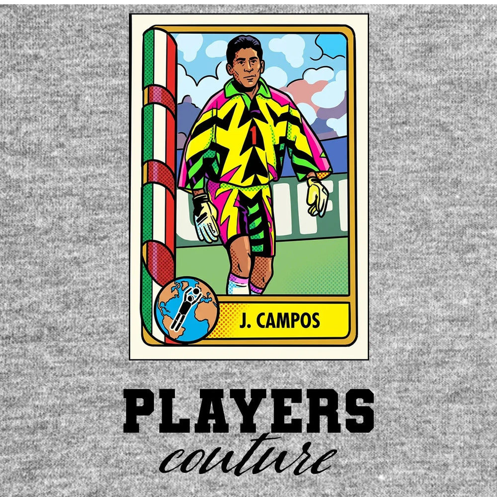 Jorge Campos World Cup Sticker Men's Hoodie – jorge campos grey Players Couture design