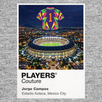 Jorge Campos Mexico goalkeeper Icons in Lights Frame artwork in grey