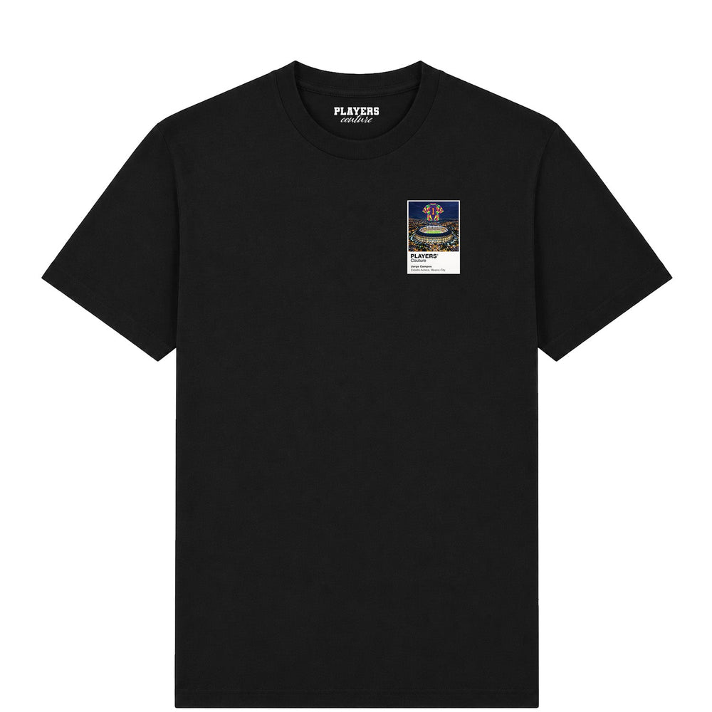 Jorge Campos Mexico Icons in Lights Frame Men's T-Shirt in Black