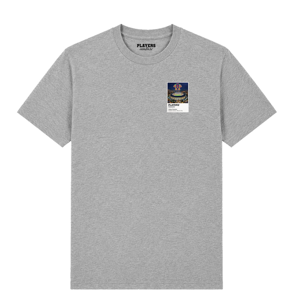 Jorge Campos Mexico Icons in Lights Frame Men's T-Shirt in Gray