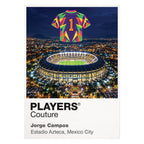 Jorge Campos Mexico goalkeeper Icons in Lights Frame artwork in white