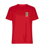 Jorge Campos World Cup t-shirt – red men's t-shirt featuring the Jorge Campos World Cup Players Couture logo