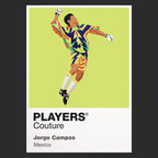 Jorge Campos Mexico Yellow Icon Frame Men's T-Shirt