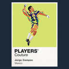 Jorge Campos Mexico Yellow Icon Frame Men's T-Shirt