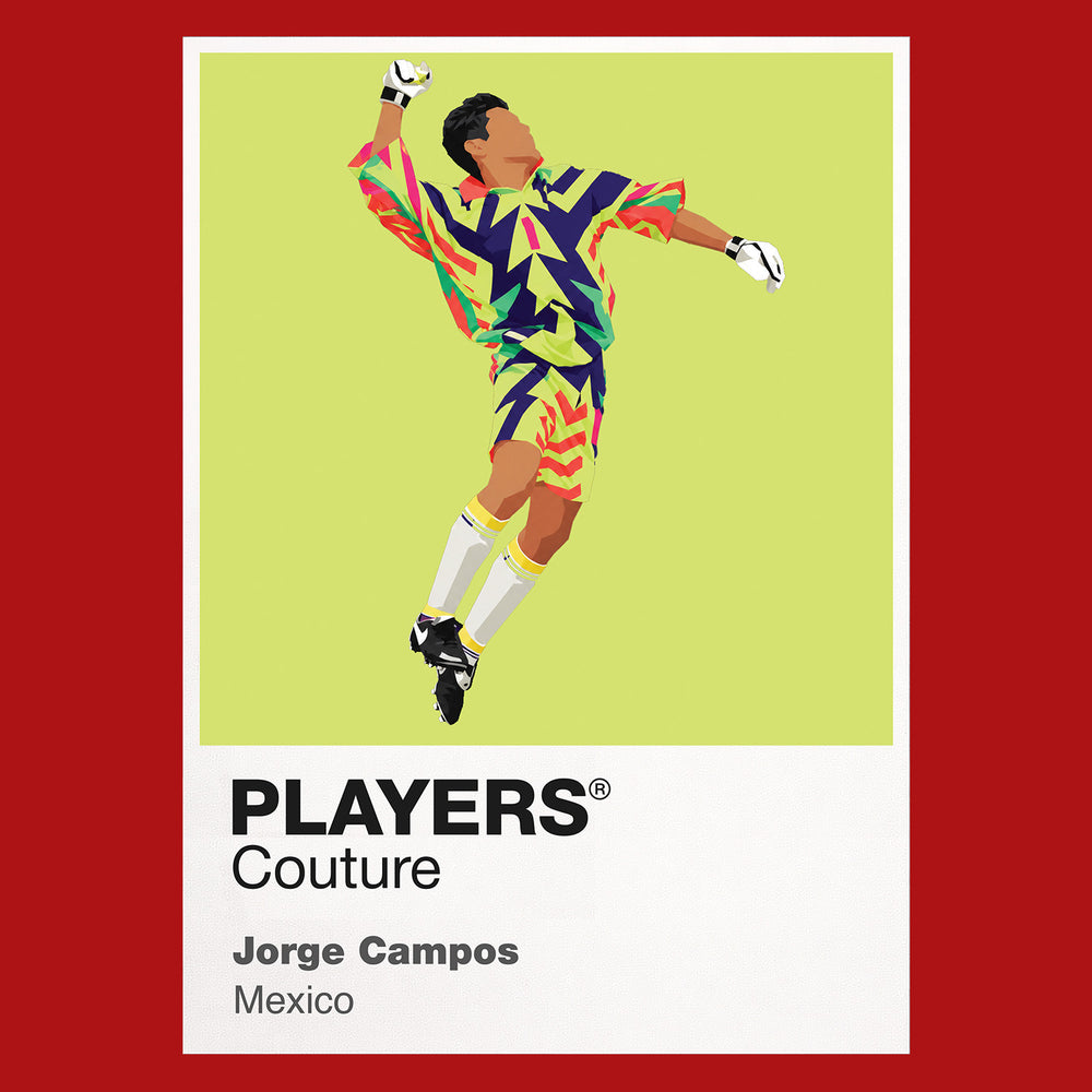 Jorge Campos Mexico Yellow Icon Frame Men's T-Shirt