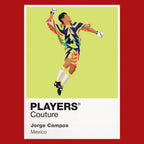 Jorge Campos Mexico Yellow Icon Frame Men's T-Shirt