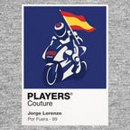 Jorge Lorenzo Men's Hoodie - Grey