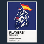 Jorge Lorenzo Men's Hoodie - Navy
