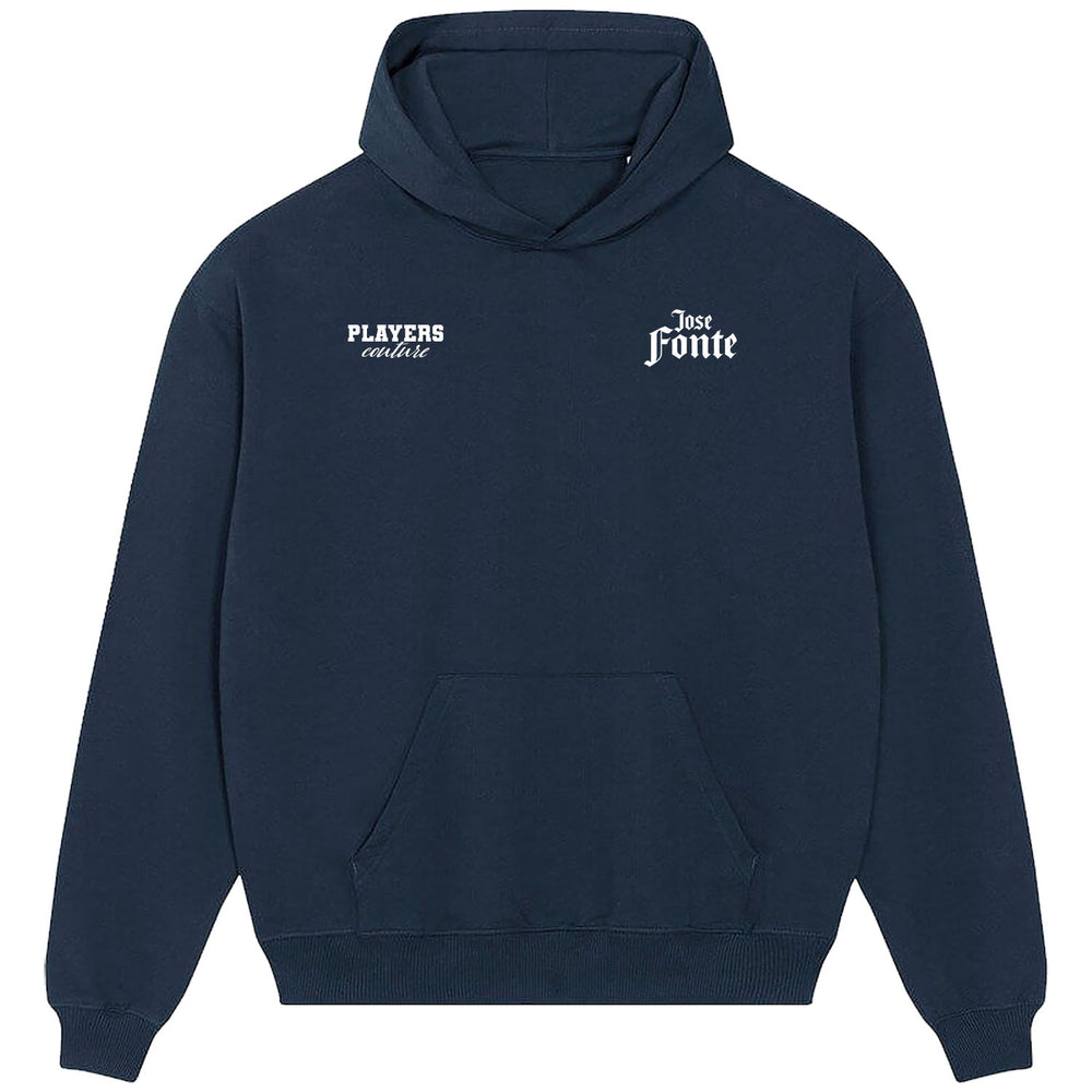 Jose Fonte Logo Players Couture Men's Casual Hoodie Navy
