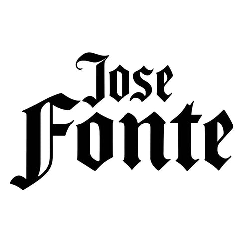 Jose Fonte Logo Men's T-Shirt – white close-up detail shot of the Jose Fonte Players Couture logo design
