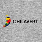 Jose Luis Chilavert Logo Men's Hoodie – grey close-up detail shot of the Jose Luis Chilavert Players Couture logo design