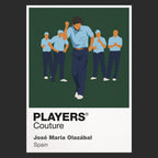 Jose Maria Olazabal Golf Icon Frame Men's Polo Shirt
