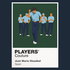 Jose Maria Olazabal Golf Icon Frame Men's Hoodie