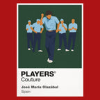 Jose Maria Olazabal Golf Icon Frame Men's Hoodie