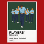 Jose Maria Olazabal Golf Icon Frame Men's Polo Shirt
