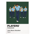 Jose Maria Olazabal Golf Icon Frame Men's Hoodie