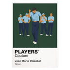Jose Maria Olazabal Golf Icon Frame Men's Polo Shirt