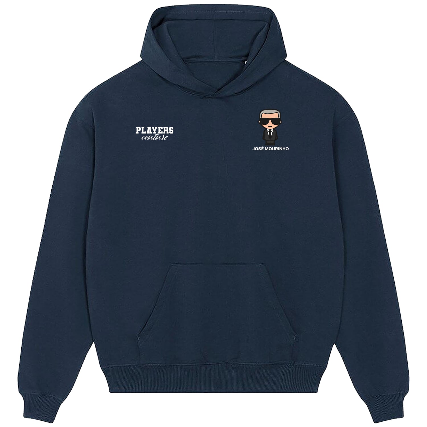 Jose Mourinho Logo Players Couture Men's Casual Hoodie Navy