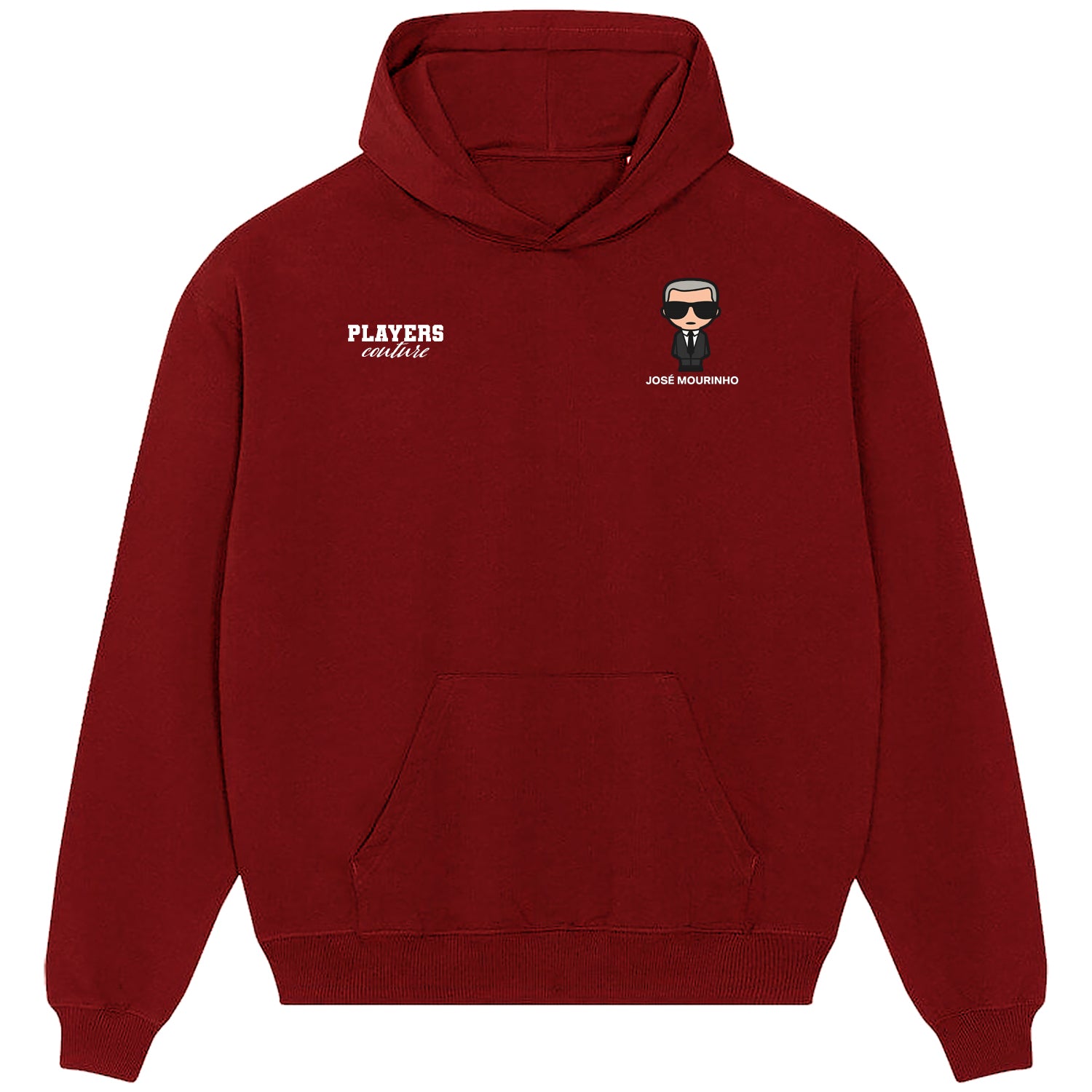 Jose Mourinho Logo Players Couture Men's Casual Hoodie Red