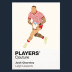 Josh Charnley Leigh Leopards rugby league hoodie navy